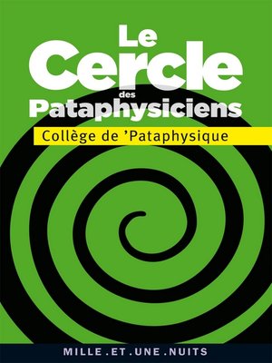 cover image of Le Cercle des pataphysiciens
